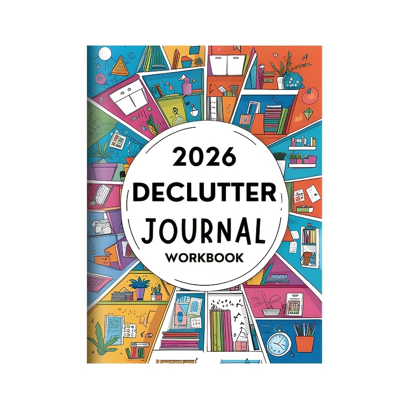 Decluttering & Organizing Planner - Annual/Monthly Schedule with Habit Tracker, to-Do Lists & to-Buy/Donation Logs - Space-Saving Product Suitable for Home, Office, Students - Yearly Planning Book & Record Journal - Image 6