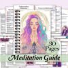 Ultimate Meditation Guide & Workbook Mindfulness, Breathing Techniques, Chakra Balancing, TM, Journal Prompts & Guided Scripts for Inner Peace & Daily Practice