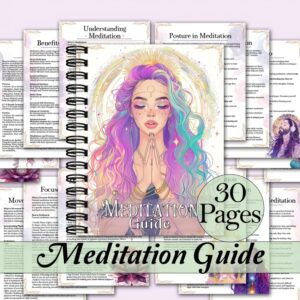 Ultimate Meditation Guide & Workbook Mindfulness, Breathing Techniques, Chakra Balancing, TM, Journal Prompts & Guided Scripts for Inner Peace & Daily Practice