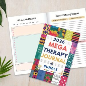 Alternative view of Gift for Therapists - 2026 Mind Healing Journal: Weekly Self-Care & Mental Health Planner - Undated Thick Paper Planner for Adults with Floral Design & Inspirational Quotes - EMDR, DBT, Mindfulness Meditation, Boundary Setting & Self-Care Routine