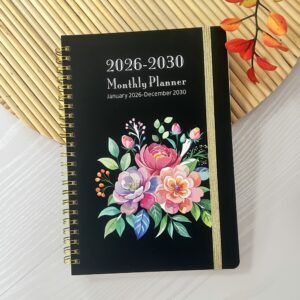 2026-2030 Planner 5-Year Daily, Weekly & Monthly Organizer with Goal Tracking Habit Sheets Life & Work Planning Notebook