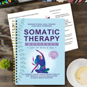 Alternative view of Personal Practice Workbook: 10-Minute Daily Guided Yoga Book | Breathing Exercises and Trauma Recovery Program with Progress Tracking, Illustrated Poses, and Mindfulness Journal - Ideal for PTSD Recovery, Paper Planner Page, 5.5"x8.3" Binding