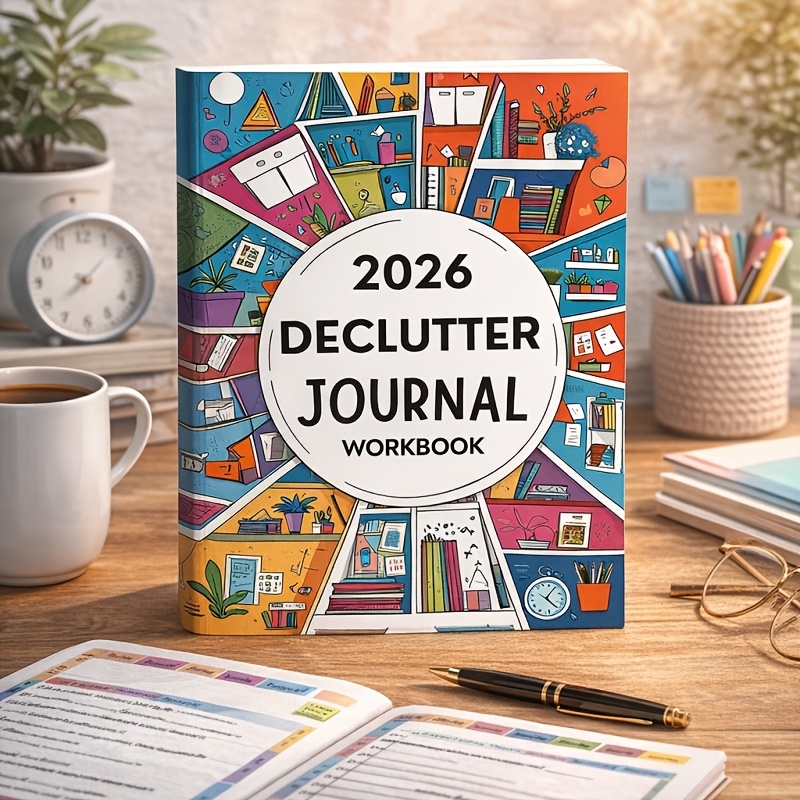 Decluttering & Organizing Planner - Annual/Monthly Schedule with Habit Tracker, to-Do Lists & to-Buy/Donation Logs - Space-Saving Product Suitable for Home, Office, Students - Yearly Planning Book & Record Journal - Image 9