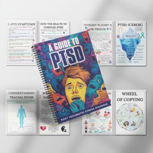 Mental Health PTSD Recovery Toolkit - Guided Composition Notebooks for Wellness & Emotional Regulation