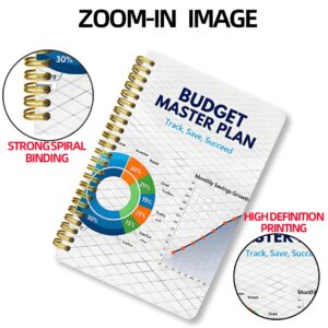 Alternative view of A Financial Budget Notebook Designed for Monthly Management, Featuring Pages for Tracking Expenses And Helping You Manage Your Money Efficiently. It Is a Date-Free Financial Planner with a Minimalist Design