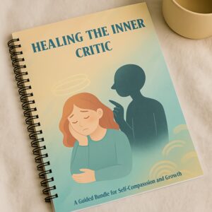 Healing the Inner Critic Workbook: Self-Compassion Journal for Emotional Healing, Overcoming Negative Self-Talk & Building Self-Esteem - Guided Exercises, Prompts & Reflections Suitable for, Personal Growth & Daily Use
