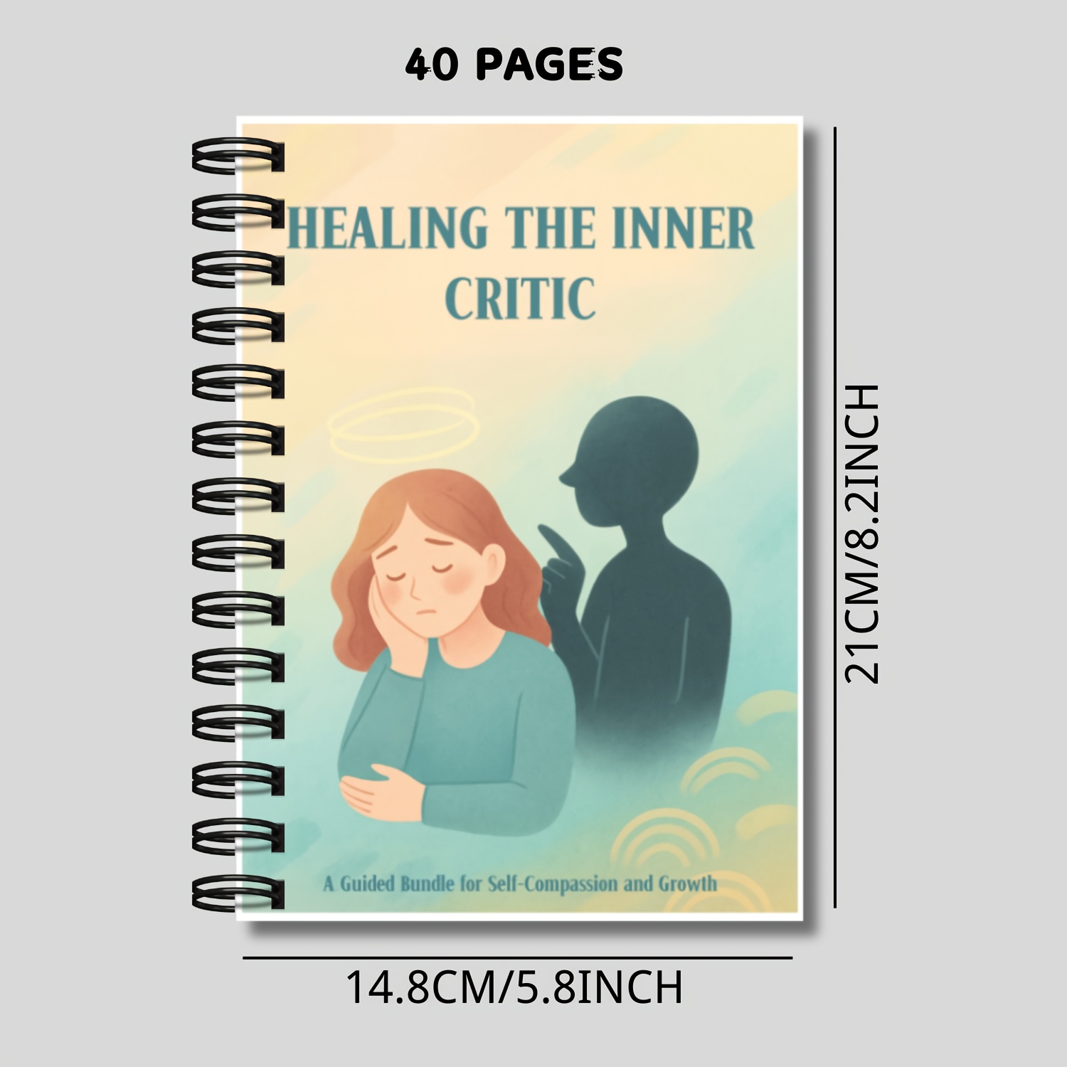 Healing the Inner Critic Workbook: Self-Compassion Journal for Emotional Healing, Overcoming Negative Self-Talk & Building Self-Esteem - Guided Exercises, Prompts & Reflections Suitable for, Personal Growth & Daily Use - Image 4