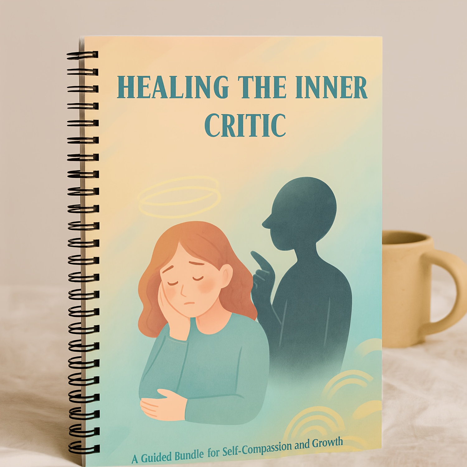 Healing the Inner Critic Workbook: Self-Compassion Journal for Emotional Healing, Overcoming Negative Self-Talk & Building Self-Esteem - Guided Exercises, Prompts & Reflections Suitable for, Personal Growth & Daily Use - Image 6