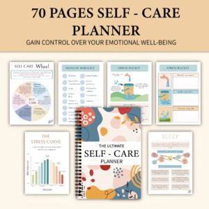 A Journal And Workbook Focused on Self-Care, Featuring Health Magazines And Nutrition Planners, Ideal for Organizing Action Plans - an Excellent Gift for Friends And Coworkers