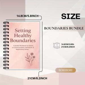 Alternative view of Healthy Boundaries Bundle Healthy Boundaries Bundle: Boundary Worksheets for Adults, Effective Communication Workbook, Identifying Values in Relationship