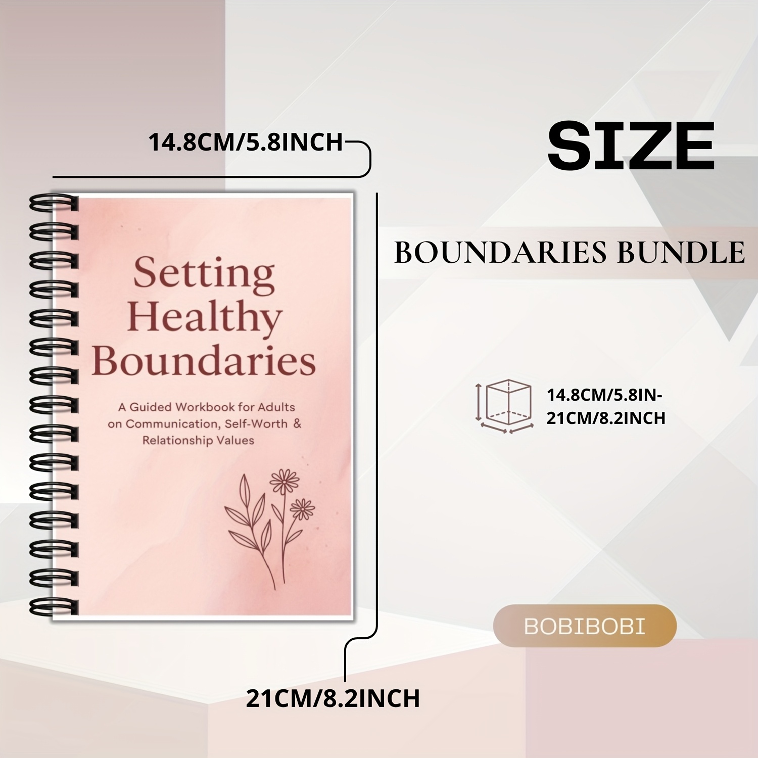Healthy Boundaries Bundle Healthy Boundaries Bundle: Boundary Worksheets for Adults, Effective Communication Workbook, Identifying Values in Relationship - Image 2