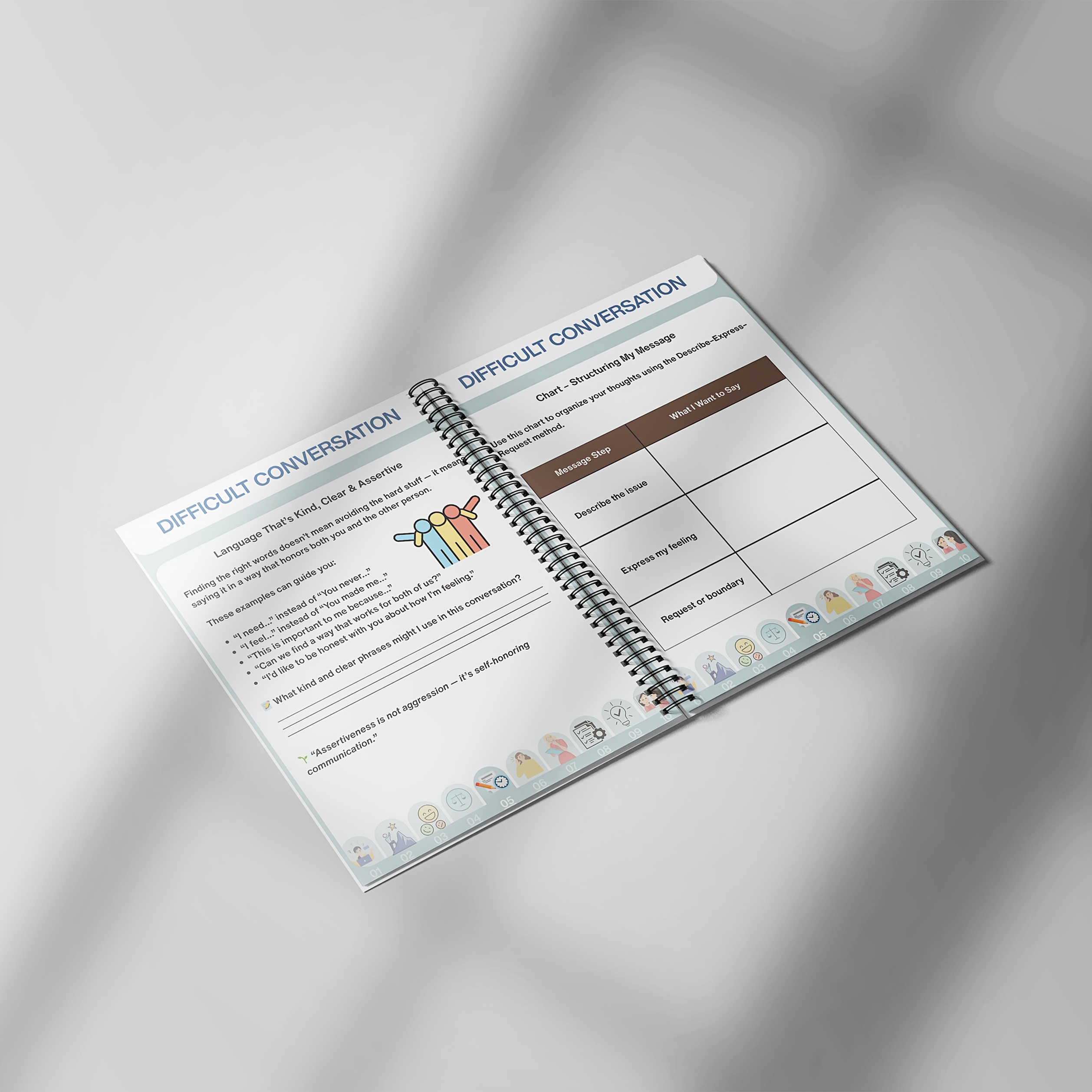 How to Have Difficult Conversations - Communication Skills Bundle - Assertive Communication - Reacting vs. Responding - Therapist Resources - Image 4