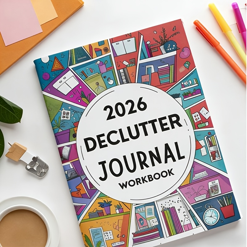 Decluttering & Organizing Planner - Annual/Monthly Schedule with Habit Tracker, to-Do Lists & to-Buy/Donation Logs - Space-Saving Product Suitable for Home, Office, Students - Yearly Planning Book & Record Journal - Image 10