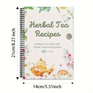 Alternative view of Herbal Tea Guide Book & Recipe Handbook: DIY Tea Blends for Immune,, Menstrual Health, Sleep Aid - Natural Healing Remedies with Symptom, Herbal Medicine Making Manual for Beginners & Tea Lovers