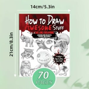Alternative view of Step-by-Step Drawing Book: How to Draw Cool Creatures, Dragons, Unicorns, and Magic Beasts | Beginner-Friendly Art Guide with Easy-to-Learn Instructions