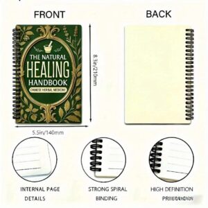 Alternative view of Natural Medicine Book: 50-Page Herbal Relax Journal with 17-Section Organization, 5.5"x8.3" Herbal Remedies Planner, Durable Cover Suitable for Herbalists, Naturopaths, Holistic Health Gift & Herbal Medicine Making Diary