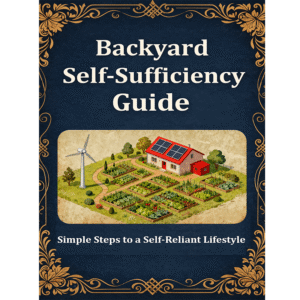 Self-Sufficient Backyard Book/Funny & Informative Guide Suitable for Gardeners, Off-Grid Living, Environmentalists - Self-Sufficiency Manual for Homegrown Lifestyle (Revised Title)
