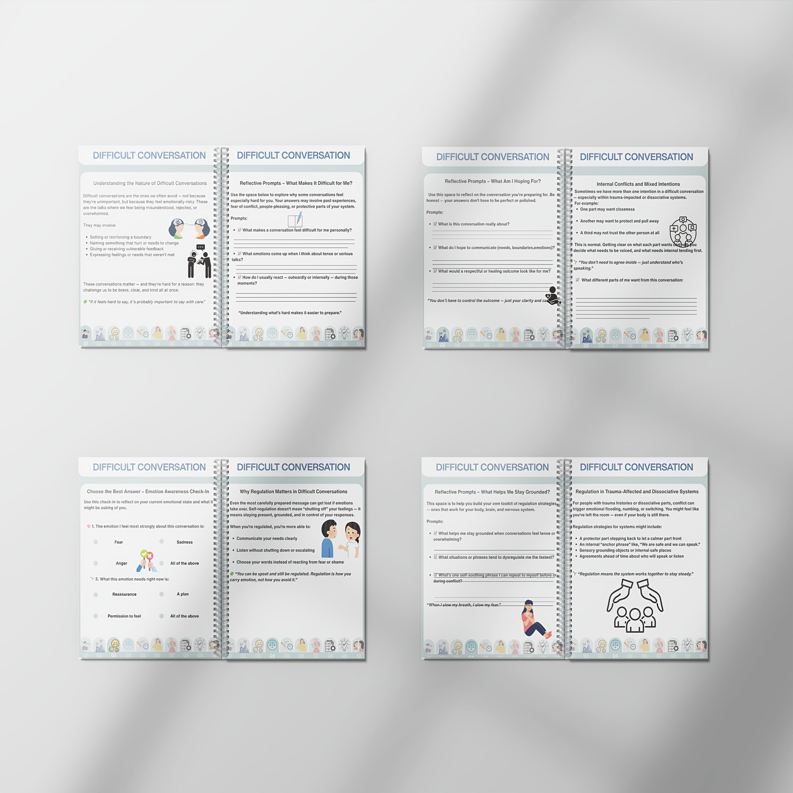 How to Have Difficult Conversations - Communication Skills Bundle - Assertive Communication - Reacting vs. Responding - Therapist Resources - Image 6