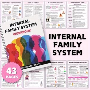Internal Family Systems (IFS) Self-Healing Workbook Set Emotional Management Coping Skills + Partial Mapping Therapy Notes | Tools for Psychological Growth And Self-Awareness Enhancement, Spiral-Bound Notebook