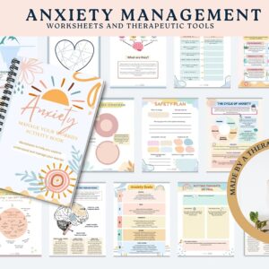 A Guide to Psychological Relaxation That Integrates CBT And DBT Methods, Mindfulness Exercises, And Strategy Monitoring, Featuring a Sturdy Spiral-Bound Notebook Design.