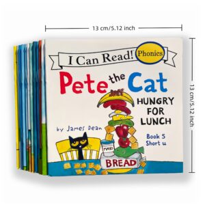 Phonics Animal Adventure 12-Book Set: Learn Short & Long Vowels with Sight Words & Picture Stories My First Reading Books for Beginners Perfect Gift for School, Birthday, Halloween & Christmas