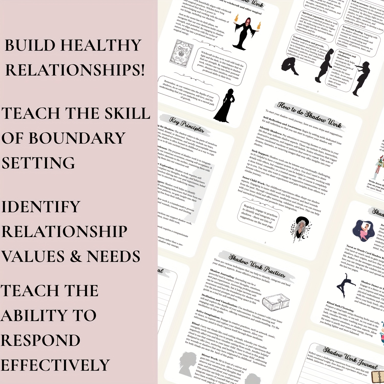 Healthy Boundaries Bundle Healthy Boundaries Bundle: Boundary Worksheets for Adults, Effective Communication Workbook, Identifying Values in Relationship - Image 6