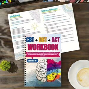 Alternative view of Brain Adult Mental Health 5-in-1 Relaxation Handbook: Cognitive Behavioral Calm, Coping with Loss Skills & Perfect Halloween Gift for Family and Friends