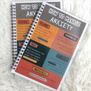 Alternative view of Anxiety Workbook How to Manage Anxiety: A Daily Routine Workbook for Relax, Mindfulness & Self-Care – Spiral-Bound with Perforated Pages, Motivational Quotes & Exercises for Anxiety Relief, Selfhelp Book | Engaging Design | Spiralbound Book