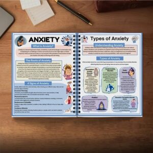 Alternative view of 50+ Therapist Anxiety Toolkit | Stress-Workbooks, Counseling Tools & Mental Health Journals for Therapists, Counselors, and Client Emotional Growth & Anxiety Management Supplies