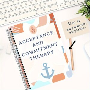 Alternative view of Acceptance and Commitment (ACT) Workbook for Adults & Therapists: Mental Health Journal with CBT Exercises, Emotional Regulation & Mindfulness Activities, Therapist Guide - Professional Toolbox for Counselors, Psychologists, Clients - Back to School, Home Office Use - Spiral-Bound with Smooth Writing Surface & Grid Layout for Relaxation, Resilience, and Daily Practice