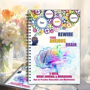 Cease Your Concerns, Engage in Relaxation And Mindfulness: A Planner And Workbook for Adults Dealing with Anxiety, Featuring a Spiral Binding And an Abstract Art Cover, Designed for Premium Stress Relief And Self-Improvement