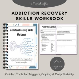 Addiction Recovery Skills Journal – Guided Prompts to Understand Triggers, Break Habit Cycles, Strengthen Coping Strategies & Support Daily Progress-Spiral Notebooks