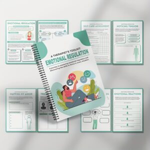 Emotion Regulation, Comprehensive Emotional Management Workbook Set, Therapeutic Practice Sheets, Self-Regulation, Calming Corner, Nervous System Regulation, Calming Techniques, Emotion Regulation Tools, Structured Practice Sheets, Guided Activities