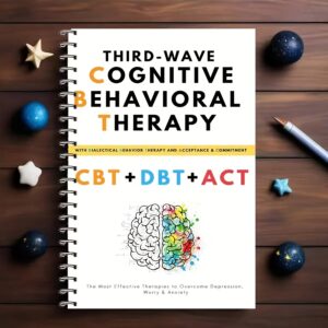 Alternative view of CBT DBT ACT Adult Mental Health Relaxation Notebook: 5-in-1 - Cognitive Behavioral Relax, Dialectical Behavior Techniques, Coping with Loss Exercises, Spiral Bound for Daily Use & Back-to-School Gift, Professional Design, Emotional Healing, Structured Practice, High-Quality Paper, Self-Help Book, Perfect Gift Choice
