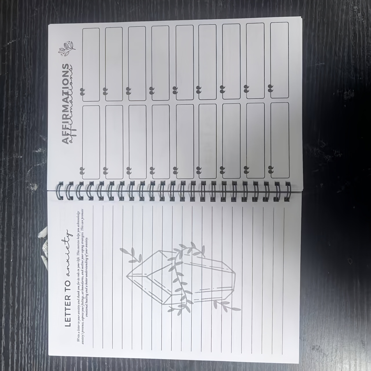 CBT DBT ACT Adult Mental Health Relaxation Notebook: 5-in-1 - Cognitive Behavioral Relax, Dialectical Behavior Techniques, Coping with Loss Exercises, Spiral Bound for Daily Use & Back-to-School Gift, Professional Design, Emotional Healing, Structured Practice, High-Quality Paper, Self-Help Book, Perfect Gift Choice - Image 3